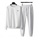 Leisure round necked hoodie, sanitary pants, fashionable jogging sportswear, men's set