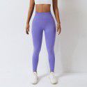 Yoga pants, women's tight fitting high waisted tight running sports pants, peach lifting buttocks fitness pants