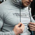 Muscle Fitness Men's Sports Hoodie Outdoor Sports Basketball Casual Two Piece Set