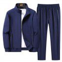 Sports Set Spring and Autumn Season Men's Loose Large Casual Coat Sportswear Two Piece Set 