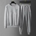 Leisure round necked hoodie, sanitary pants, fashionable jogging sportswear, men's set