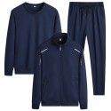 Leisure sports suit men's spring and autumn three piece loose fitting running sportswear