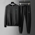 Leisure round necked hoodie, sanitary pants, fashionable jogging sportswear, men's set