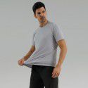 Men's Short sleeved Outdoor Sports Fitness T-shirt Business Commuter Top Spring and Autumn