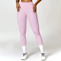 Tight and high waisted yoga pants for tightening the abdomen and lifting the buttocks, fitness pants for naked external wear, running and sports pants