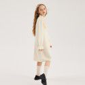 Girl's Dress Autumn/Winter New Big Boy's Fashionable Small Fragrance Wind Thickened Lace Princess Dress