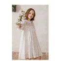 Spring and Autumn Girls' Dress, High Grade Lace Lace and Western Style Long sleeved Dress for Big Children