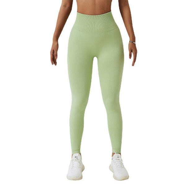 Yoga pants, women's tight fitting high waisted tight running sports pants, peach lifting buttocks fitness pants