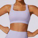 Tight yoga vest, sports bra, shock-absorbing high-intensity Pilates, running, outdoor fitness suit for women