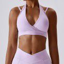 High strength neck hanging, beautiful back yoga bra, shock-absorbing sports bra, quick drying, running, naked feeling fitness vest