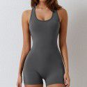 Tight and breathable air exercise yoga jumpsuit, hip lifting integrated quick drying yoga suit