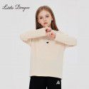 Girls Long sleeved T-shirt Spring and Autumn New Children's Pure Cotton Bottom Shirt Girls Loose Round Neck Inner Layup Top 