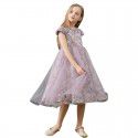 Girls' Summer Dress Lace Embroidery Fashionable Children's Summer Skirt Girls' Princess Skirt