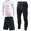 Sports suit men's tight fitting quick drying long sleeved T-shirt outdoor running basketball sweaty fitness suit 