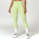 Tight and high waisted yoga pants for tightening the abdomen and lifting the buttocks, fitness pants for naked external wear, running and sports pants