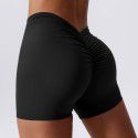 Elastic brushed yoga pants with hip lifting and abdominal tightening, tight fitting fitness pants for women wearing running and sports pants on the outside