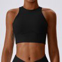 Shockproof high-intensity running fitness vest with threaded hollow beautiful back and tight yoga bra