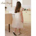 Summer girl dress, children's princess gauze skirt, stylish and elegant, flying sleeve cake skirt, delicate thousand layer mesh skirt