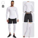 Sports suit men's tight fitting quick drying long sleeved T-shirt outdoor running basketball sweaty fitness suit 