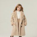 Children's fur coat new precision waterproof mink fur integrated men's and women's clothing baby coat thickened Korean version