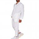 Men's linen autumn casual suit long sleeved one piece work pants 