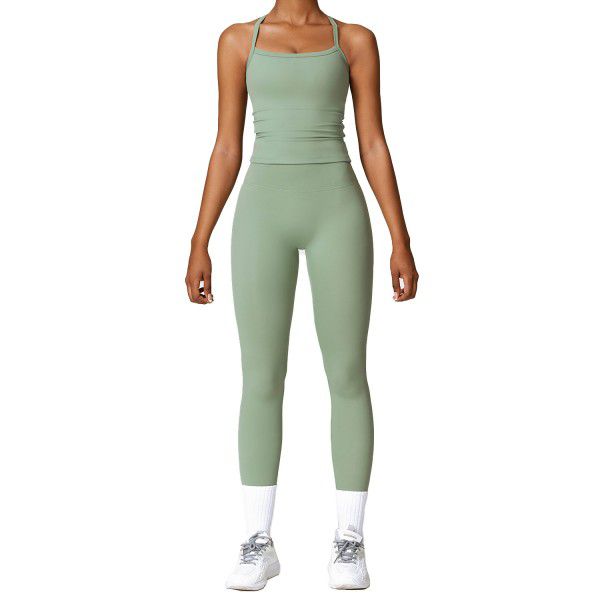 Tight fitting sandblasting yoga suit, quick drying fitness suit, winter outdoor running suit, female 