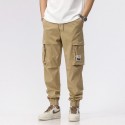 Retro Spring Casual Pants Loose Solid Color Trendy Brand Men's Casual Men's Sports Pants 