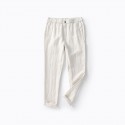 Spring and Autumn Men's Linen Pants Mid Waist Casual Pants Loose Large Breathable Pants 