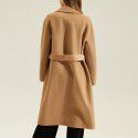 Double sided cashmere coat, pure cashmere woolen coat, women's coat