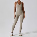 Tight fitting one-piece hollow back yoga suit for women, high elasticity one-piece one-piece yoga suit for women 