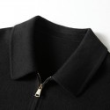 Men's jacket wool collar workwear short jacket light luxury casual double-sided woolen coat trendy 