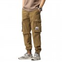 Retro Spring Casual Pants Loose Solid Color Trendy Brand Men's Casual Men's Sports Pants 