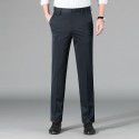 Men's casual pants are fashionable, business versatile, straight tube, middle-aged, comfortable, men's casual pants