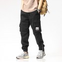 Retro Spring Casual Pants Loose Solid Color Trendy Brand Men's Casual Men's Sports Pants 