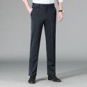 Men's casual pants are fashionable, business versatile, straight tube, middle-aged, comfortable, men's casual pants