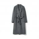 Double sided cashmere coat, pure cashmere woolen coat, women's coat