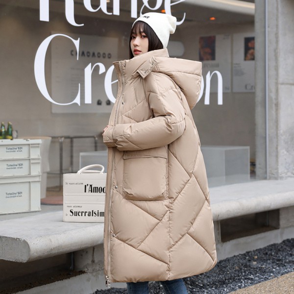 Breadms, down jackets, cotton coats, women's long jackets, autumn and winter jackets, cotton jackets