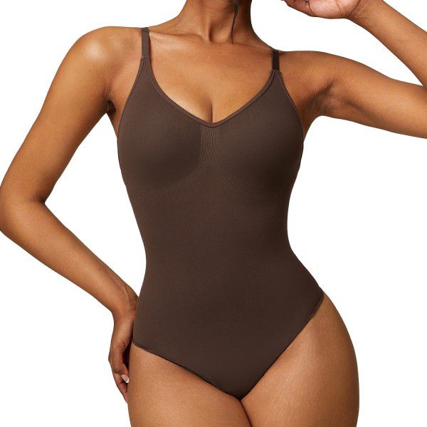 Casual backless base tight fitting one-piece corset, slim fit seamless one-piece yoga suit 