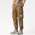 Retro Spring Casual Pants Loose Solid Color Trendy Brand Men's Casual Men's Sports Pants 