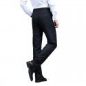 Middle aged men's casual pants, business casual, no ironing, straight tube, slim fit, high-end fashion pants