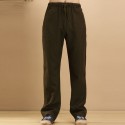 Spring new elastic pants men's business casual pants straight leg 