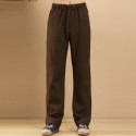 Spring new elastic pants men's business casual pants straight leg 