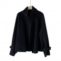 Coat wool short wool coat double-sided wool coat for women