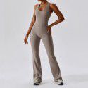 Quick drying tight yoga clothes, dance exercise fitness clothes, hip lifting and abdominal tightening micro pull one-piece yoga clothes 