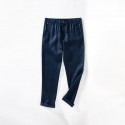 Spring and Autumn Men's Linen Pants Mid Waist Casual Pants Loose Large Breathable Pants 