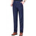 Men's jeans, business casual straight leg fashion versatile, middle-aged men's pants