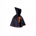 Halloween cosplay medieval hooded cape retro retro print pumpkin bat cape