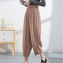 Harlan Pants: Women's loose fitting, flesh covering, and slimming spring new fashion casual and versatile leggings 