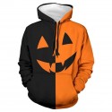 Halloween Pumpkin 3D Digital Printing Christmas Eve Horror Series Hoodie