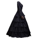 Medieval Victorian Dress Halloween Renaissance Gothic Lace Queen Princess Long Dress